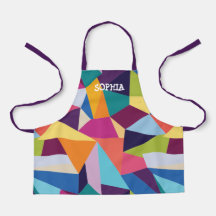 Kleurrijk Abstract Apron met naam