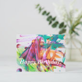 Kleurrijk Abstract Art-2-Briefkaart Briefkaart (Staand voorkant)