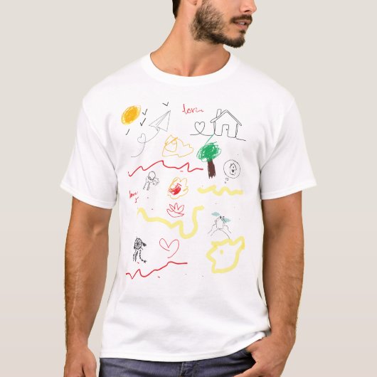 Kleurrijk Abstract Art T-shirt (Voorkant)