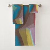 Kleurrijk Abstract Bad Handdoek (Insitu)