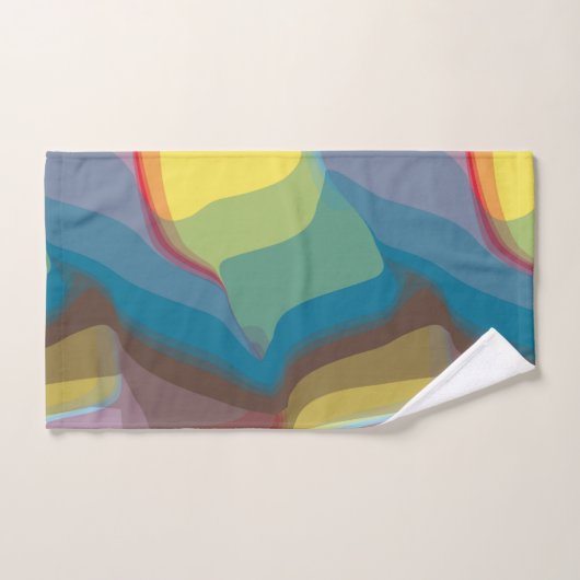 Kleurrijk Abstract Bad Handdoek (Handdoek)