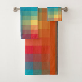 Kleurrijk Abstract Bad Handdoek