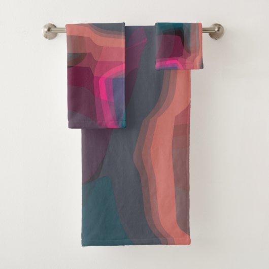 Kleurrijk Abstract Bad Handdoek (Insitu)