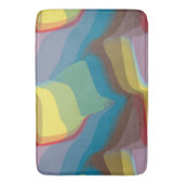 Kleurrijk Abstract Badmat (Voorkant Verticaal)