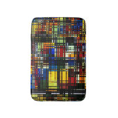 Kleurrijk Abstract Badmat (Voorkant Verticaal)