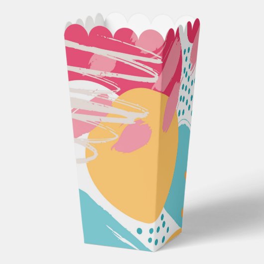 Kleurrijk Abstract Bedankdoosjes (Achterkant)