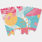 Kleurrijk Abstract Bedankdoosjes (Ongevouwen)