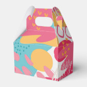 Kleurrijk Abstract Bedankdoosjes (Voorkant Zijde)