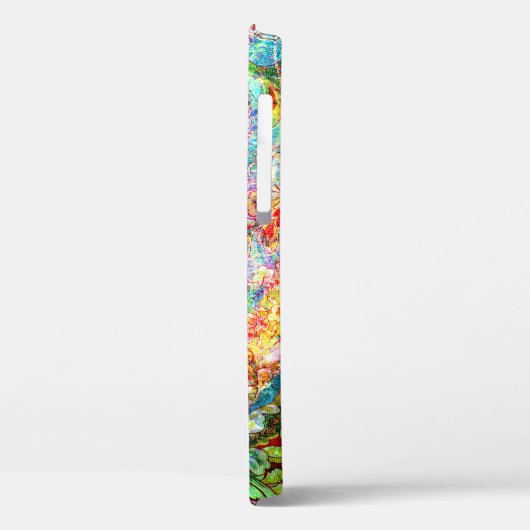 Kleurrijk Abstract, bijtend Floral ontwerp Case-Mate iPhone Case (Achterkant / Links)