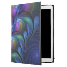 Kleurrijk Abstract blauw roze groen fractal