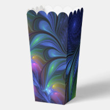 Kleurrijk Abstract blauw roze groen fractal