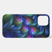 Kleurrijk Abstract blauw roze groen fractal Case-Mate iPhone Case (Achterkant (horizontaal))
