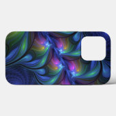 Kleurrijk Abstract blauw roze groen fractal Case-Mate iPhone Case (Achterkant (horizontaal))