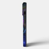 Kleurrijk Abstract blauw roze groen fractal Case-Mate iPhone Case (Achterkant / Links)