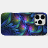 Kleurrijk Abstract blauw roze groen fractal Case-Mate iPhone Case (Achterkant (horizontaal))