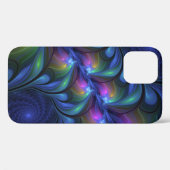 Kleurrijk Abstract blauw roze groen fractal Case-Mate iPhone Case (Achterkant (horizontaal))
