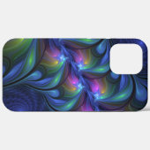 Kleurrijk Abstract blauw roze groen fractal Case-Mate iPhone Case (Achterkant (horizontaal))