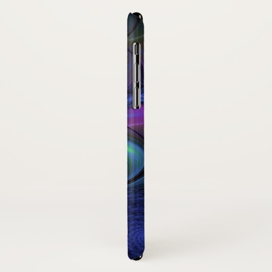 Kleurrijk Abstract blauw roze groen fractal Case-Mate iPhone Case (Achterkant/links)