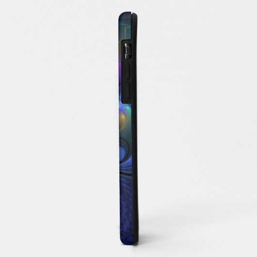 Kleurrijk Abstract blauw roze groen fractal Case-Mate iPhone Case (Achterkant/links)