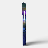 Kleurrijk Abstract blauw roze groen fractal Case-Mate iPhone Case (Achterkant / Links)