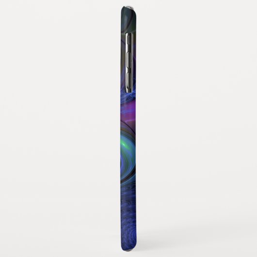 Kleurrijk Abstract blauw roze groen fractal Case-Mate iPhone Case (Achterkant/links)