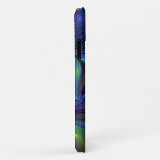 Kleurrijk Abstract blauw roze groen fractal Case-Mate iPhone Case (Achterkant/rechts)