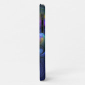 Kleurrijk Abstract blauw roze groen fractal Case-Mate iPhone Case (Achterkant/links)