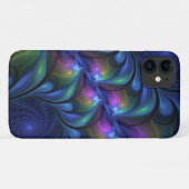 Kleurrijk Abstract blauw roze groen fractal Case-Mate iPhone Case (Achterkant (horizontaal))