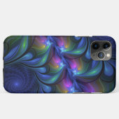 Kleurrijk Abstract blauw roze groen fractal Case-Mate iPhone Case (Achterkant (horizontaal))