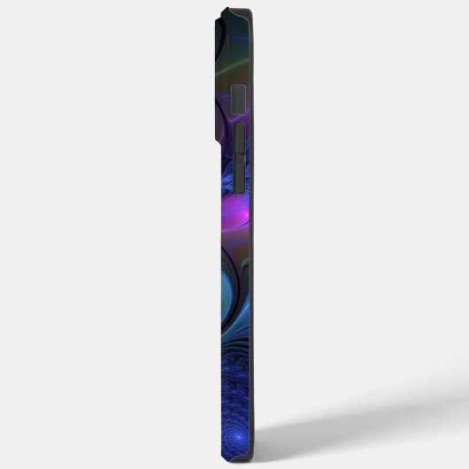 Kleurrijk Abstract blauw roze groen fractal Case-Mate iPhone Case (Achterkant / Links)