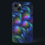Kleurrijk Abstract blauw roze groen fractal Case-Mate iPhone Case<br><div class="desc">Fractale kunst,  modern,  abstract en lichtgevend. Ontwerp voor uw telefoonhoesje en meer.</div>