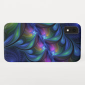 Kleurrijk Abstract blauw roze groen fractal Case-Mate iPhone Case (Achterkant (horizontaal))