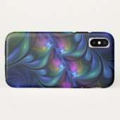 Kleurrijk Abstract blauw roze groen fractal Case-Mate iPhone Case (Achterkant (horizontaal))