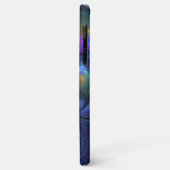 Kleurrijk Abstract blauw roze groen fractal Case-Mate iPhone Case (Achterkant/links)