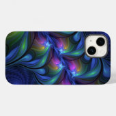 Kleurrijk Abstract blauw roze groen fractal Case-Mate iPhone Case (Achterkant (horizontaal))