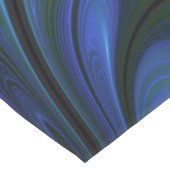 Kleurrijk Abstract blauw roze groen fractal Korte Tafelloper (Hoek)