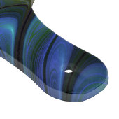 Kleurrijk Abstract blauw roze groen fractal Snijplank (Hoek)