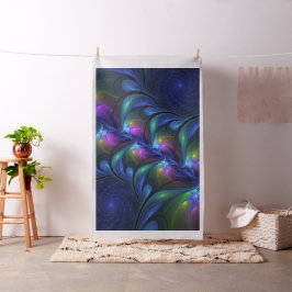 Kleurrijk Abstract blauw roze groen fractal Stof