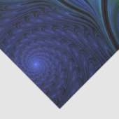 Kleurrijk Abstract blauw roze groen fractal Tissuepapier (Detail)