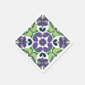 Kleurrijk Abstract Bloemendesign Servet (Hoek)
