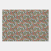 Kleurrijk Abstract Botanisch Inpakpapier Vel (Voorkant)
