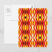 Kleurrijk abstract briefkaart (Voorkant / Achterkant)