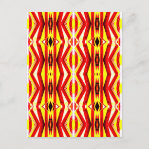Kleurrijk abstract briefkaart