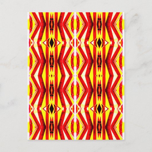Kleurrijk abstract briefkaart (Voorkant)