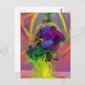 Kleurrijk Abstract Briefkaart (Voorkant / Achterkant)