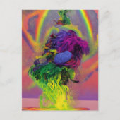 Kleurrijk Abstract Briefkaart (Voorkant)