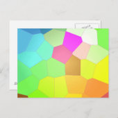 Kleurrijk Abstract Briefkaart (Voorkant / Achterkant)