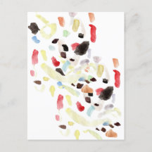 Kleurrijk Abstract Briefkaart