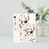 Kleurrijk Abstract Briefkaart (Staand voorkant)