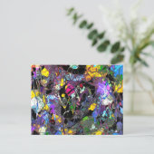 Kleurrijk Abstract Briefkaart (Staand voorkant)